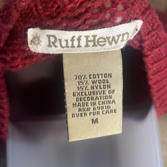 Ruff Hewn Red Button-Up Cardigan - Picture 8 of 10